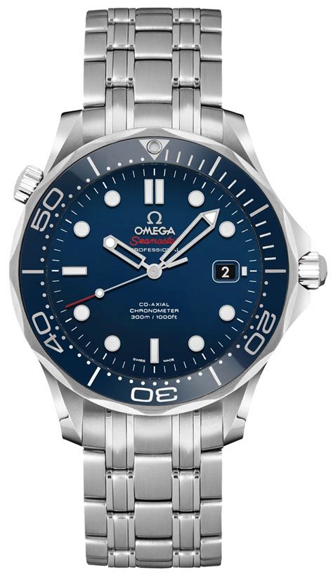 omega seamaster blue bezel black dial|Omega Seamaster blue dial automatic.